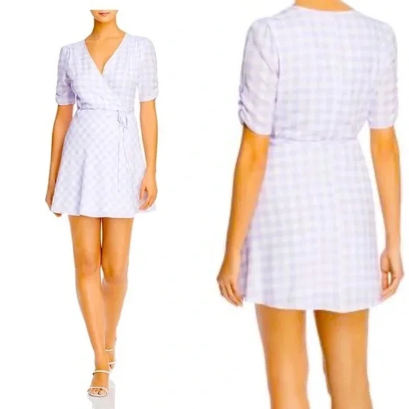 sachin and babi light blue dress Charming Charlie Women's plaid dress main image 0